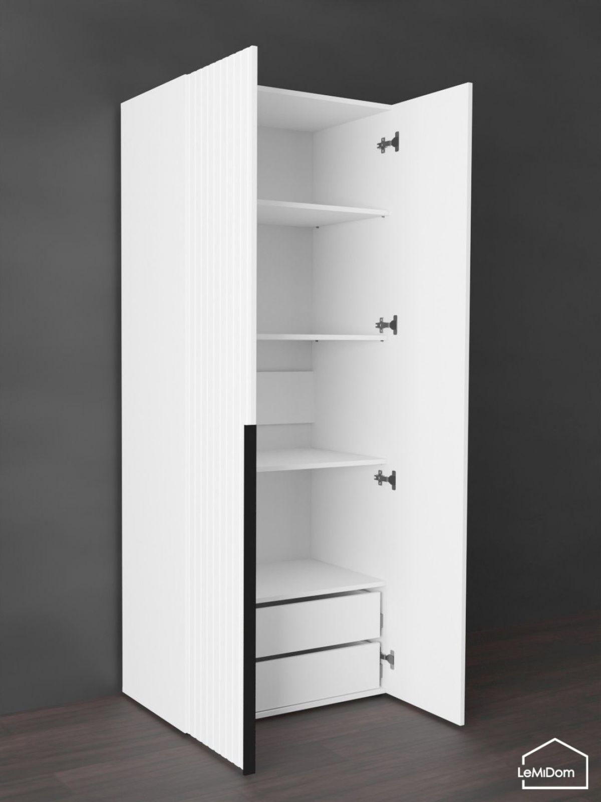 Шкаф Linnea MHR-2-4 2050х800х510 (Белый-М 11.1.2) | фото 6