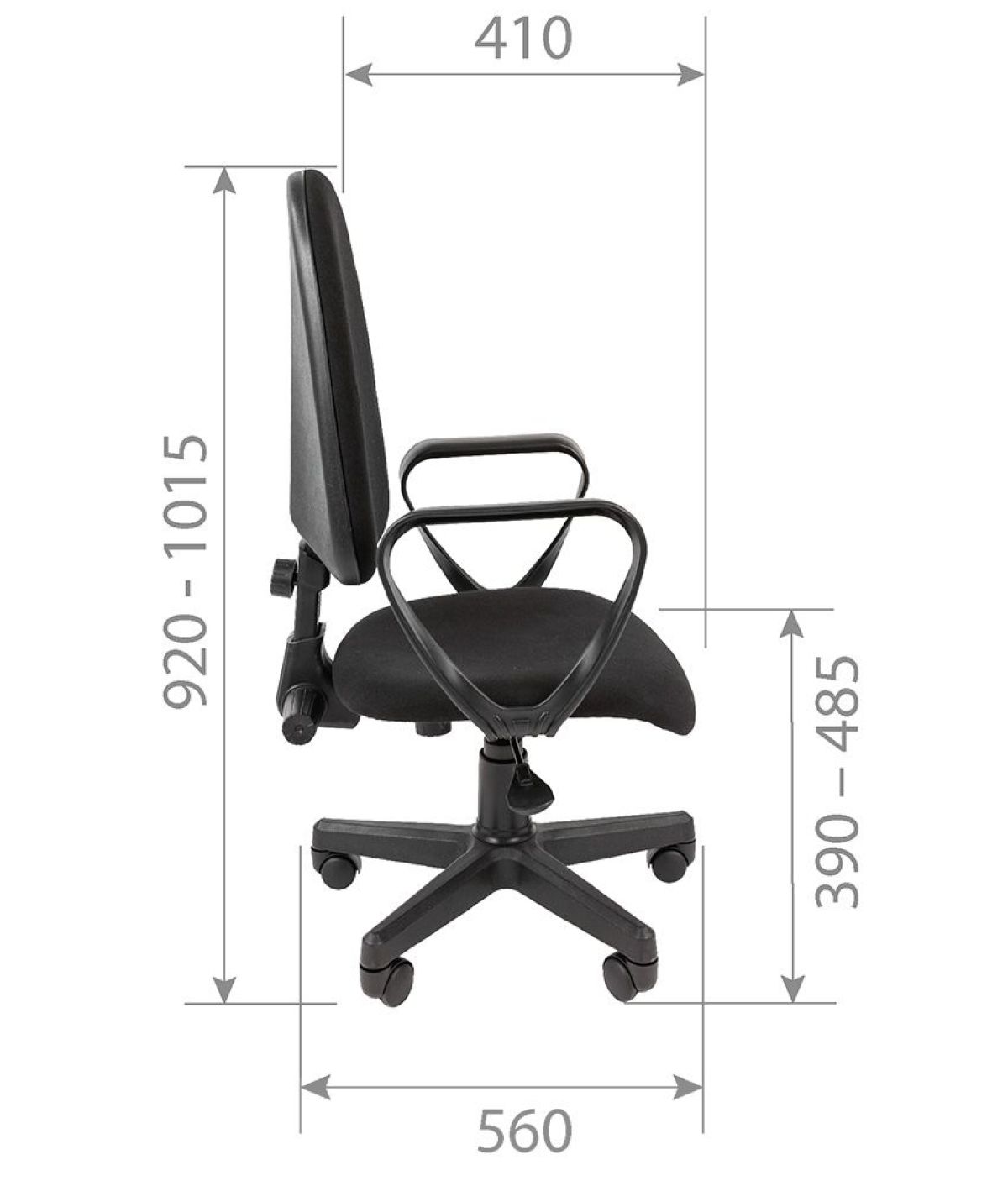 Кресло для оператора CHAIRMAN 205 (ткань С-1) | фото 6