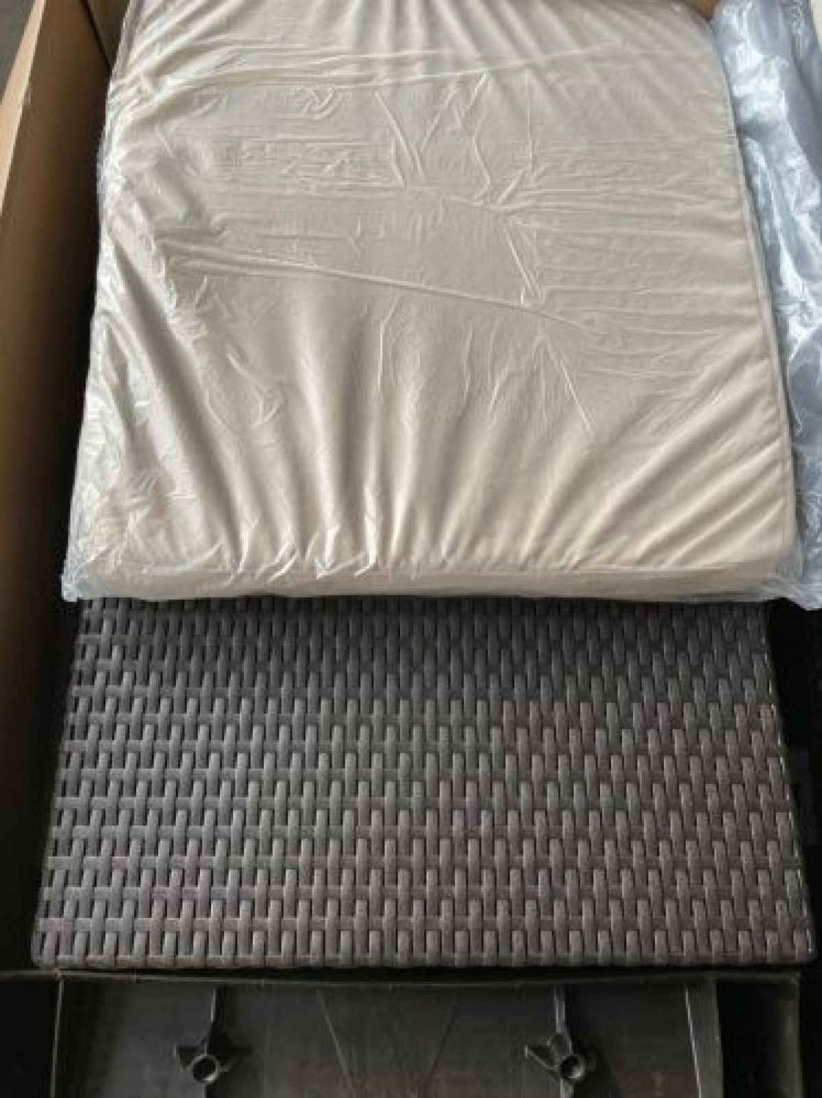 Диван пластиковый Корфу Макс (Corfu love seat max) коричневый | фото 5