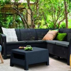 Комплект мебели угловой Корфу Релакс Сет (CORFU II RELAX SET) графит | фото 3