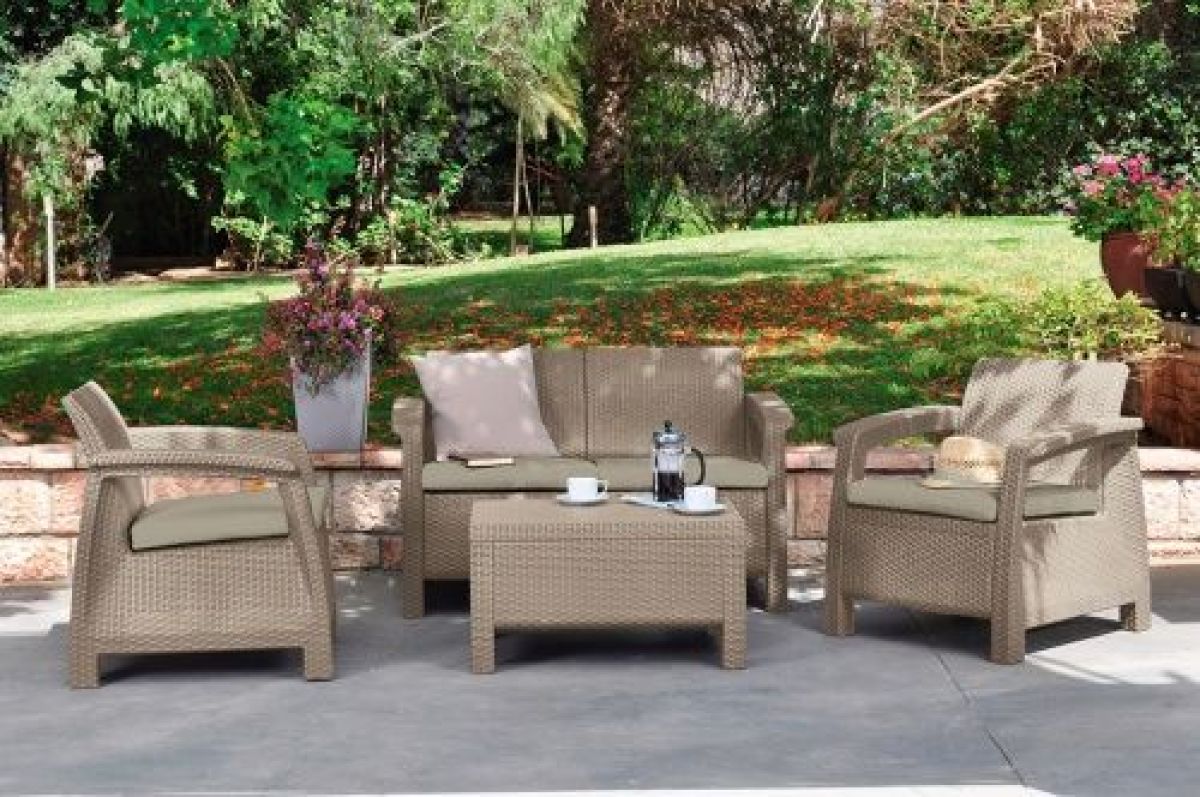 Комплект мебели Корфу сет (Corfu set) капучино - песок | фото 2