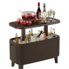 Стол Беви Бар (Bevy Bar Large Cool Bar), коричневый | фото 3